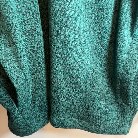 Eddie Bauer Green Fleece Qtr Snap Pullover Men's TXL Long Sleeved Side Pockets - Picture 12 of 16